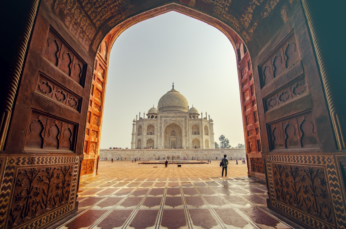 Travelers exploring India with Gate India Tour